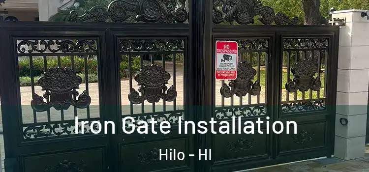 Iron Gate Installation Hilo - HI